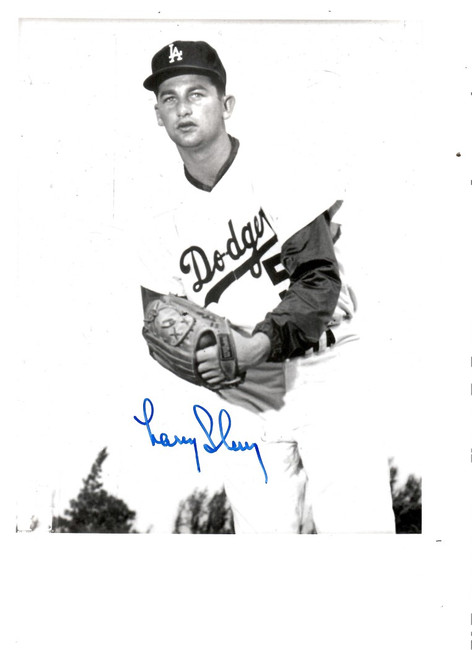 Larry Sherry Signed Autographed 8X10 Photo Pro MLB Player W/ COA A
