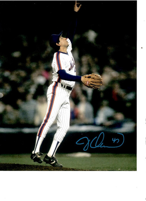 Jesse Orosco Signed Autographed 8X10 Photo Pro MLB Player W/ COA V