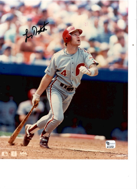 Lenny Dykstra Signed Autographed 8X10 Photo Pro MLB Player W/ COA C