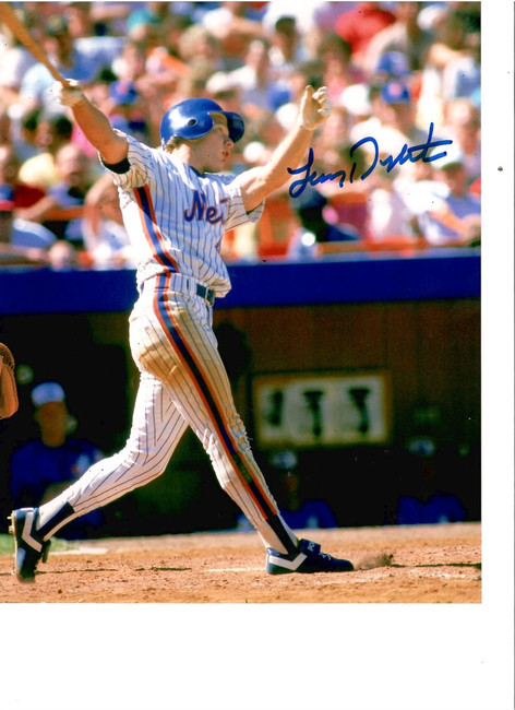 Lenny Dykstra Signed Autographed 8X10 Photo Pro MLB Player W/ COA A