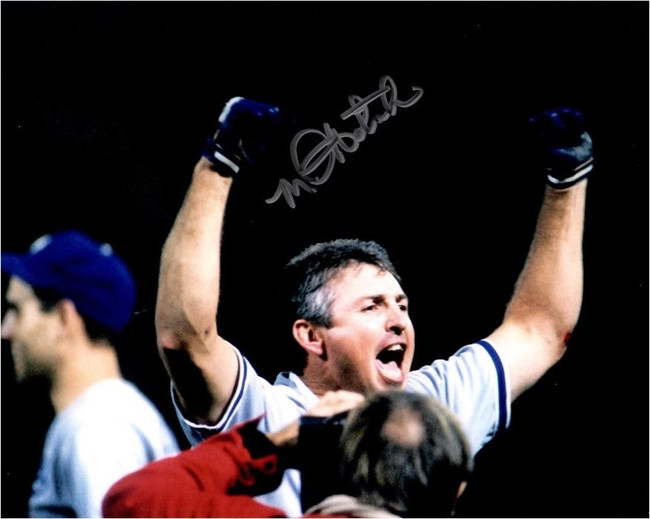 Mickey Hatcher Signed Autographed 8X10 Photo Pro MLB Player W/ COA B