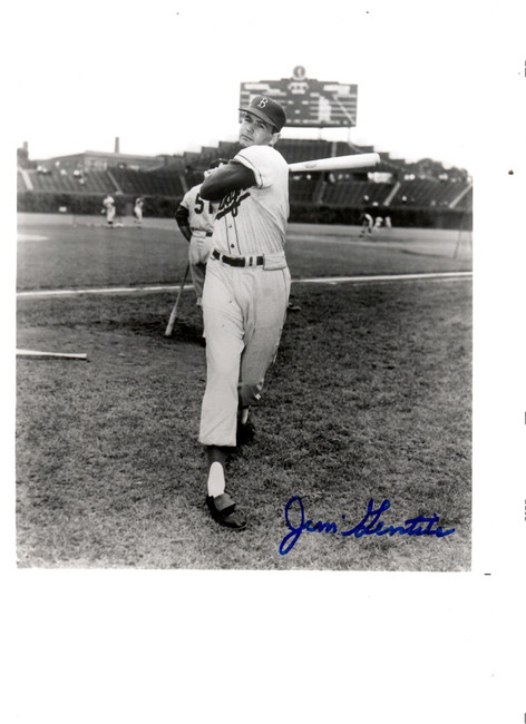 Jim Gentile Signed Autographed 8X10 Photo Pro MLB Player W/ COA J