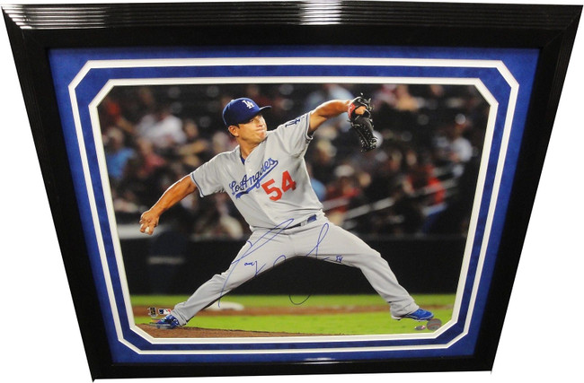 Javy Guerra Hand Signed Autographed 16x20 Photo Custom Framed LA Dodgers