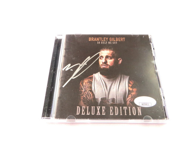 Brantley Gilbert Signed Autographed CD Booklet So Help Me God Deluxe JSA COA