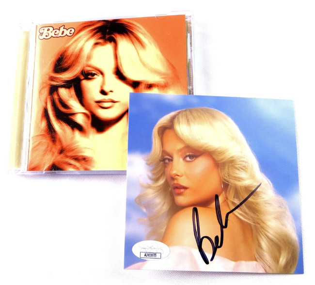 Bebe Rexha Signed Autographed CD Insert Self Titled w/CD JSA COA