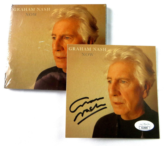 Graham Nash Signed Autographed CD Insert Now with Sealed CD JSA