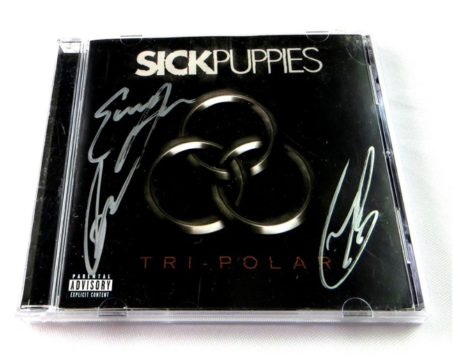 Sick Puppies Band Signed Autographed CD Booklet Anzai Goodwin Scott JSA AL00647