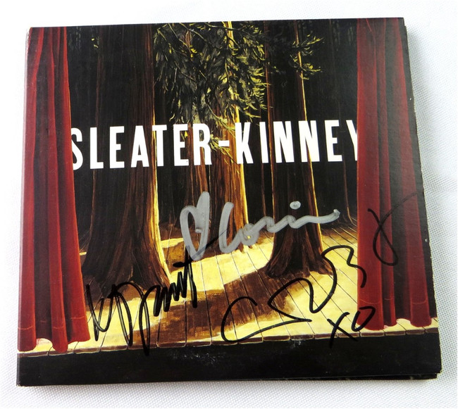 Sleater-Kinney Band Signed Autographed CD Cover Brownstein Tucker JSA AL00641