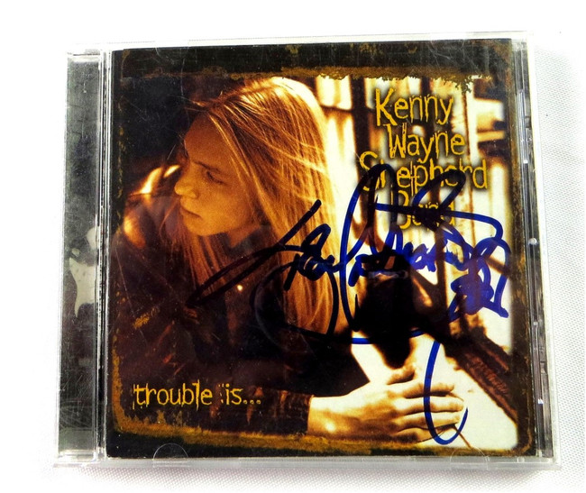 Kenny Wayne Shepherd Signed Autographed CD Booklet Trouble Is . . .  JSA AL00640