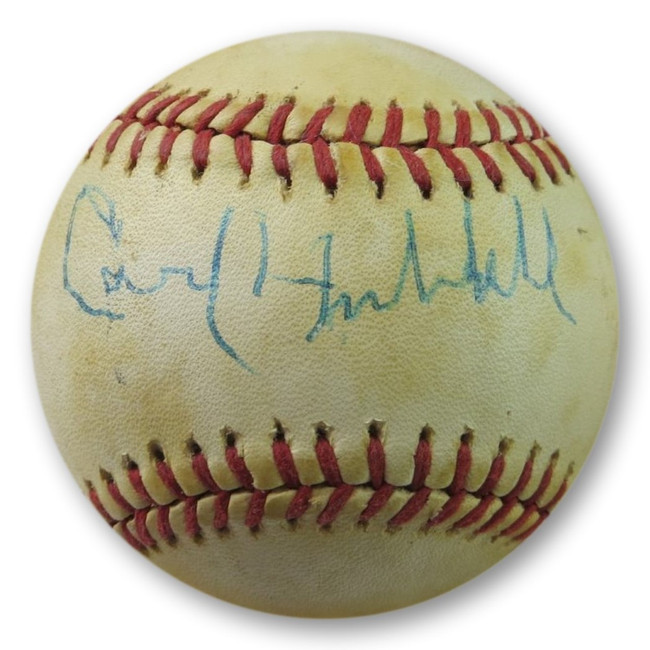 Carl Hubbell Signed Autographed AL Baseball Giants "To Jamie" JSA AL41150