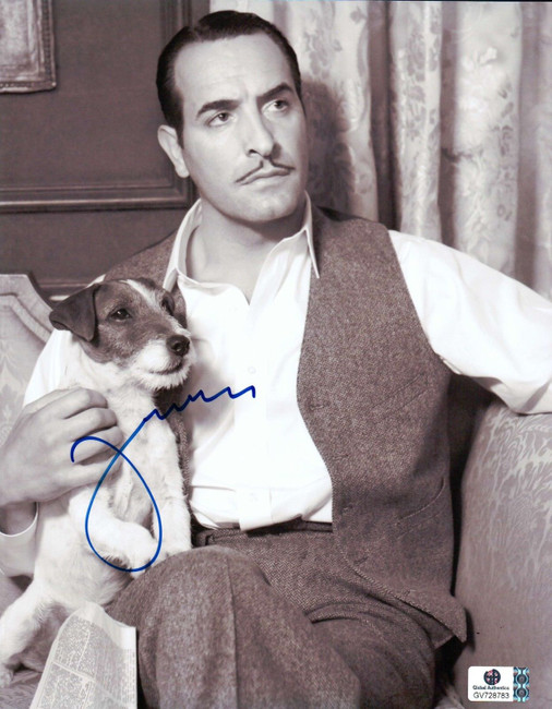 Jean Dujardin Hand Signed Autographed 8x10 Photo Sexy The Artist GA 728783