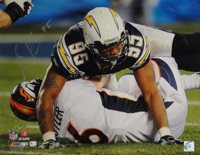 Shaun Phillips Hand Signed Autographed 16x20 Photograph San Diego Chargers