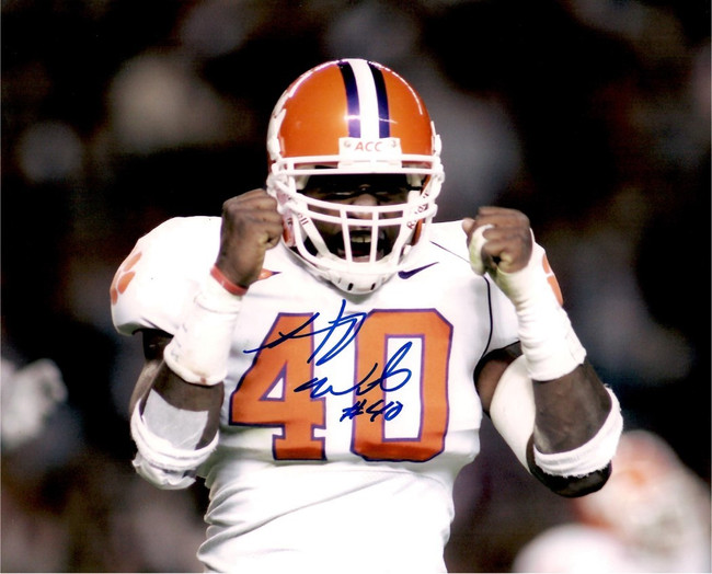 Anthony Waters Signed Autographed 8x10 Photo Tigers Linebacker W/ COA