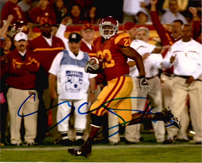 Chauncey Washington Autographed 8x10 Photo USC Trojans Running Back W/ COA A