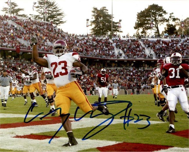 Chauncey Washington Autographed 8x10 Photo USC Trojans Running Back W/ COA B