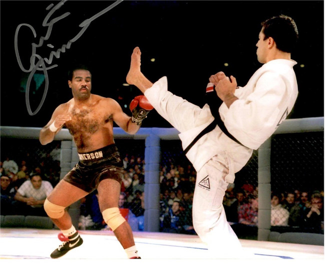 Art Jimmerson Signed Autographed 8x10 Photo UFC Fight VS Royce Gracie W/ COA