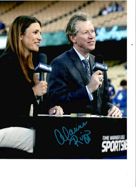 Alanna Rizzo Signed Autographed 8x10 Photo LA Dodgers Reporter W/ COA B