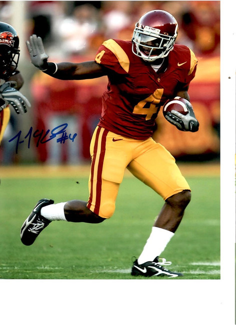 Joe McKnight Signed Autographed 8x10 Photo USC Trojans Running Back W/ COA G