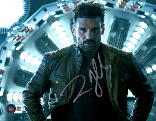 Frank Grillo Signed Autographed 8X10 Photo Boss Level Silver Ink BAS BH27757