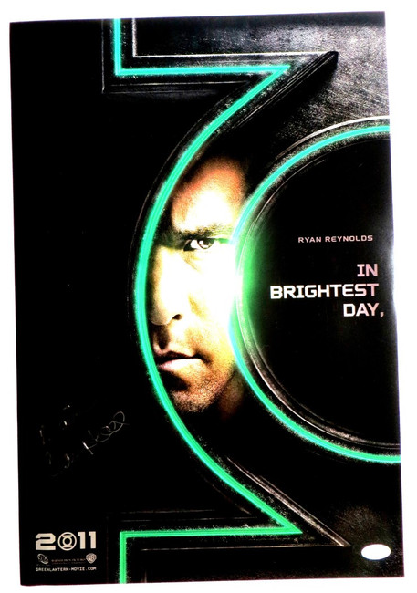 Martin Campbell Signed Autographed 13X20 Poster Green Lantern 2011 Director JSA