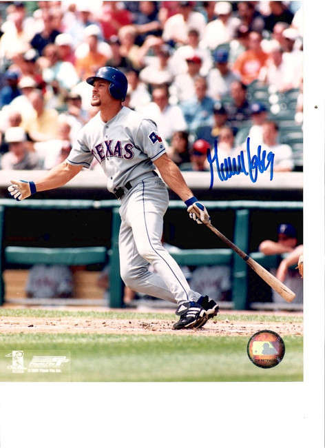 Gabe Kapler Signed Autographed 8x10 Photo Rangers Outfielder W/ COA