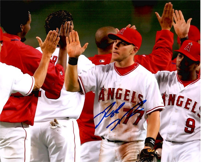 Reggie Willits Signed Autographed 8x10 Photo LA Angels Outfielder W/ COA A