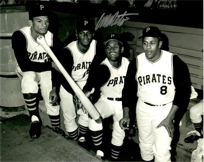 Manny Mota Signed Autographed 8x10 Photo Pirates Outfeilder W/ COA B