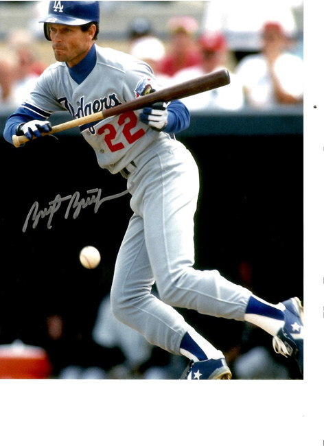 Brett Butler Signed Autographed 8x10 Photo LA Dodgers Center Field W/ COA D