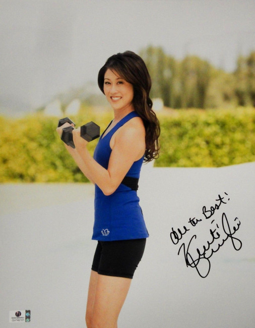 Kristi Yamaguchi Hand Signed Autographed 11x14 Photo Skater DWTS 742101