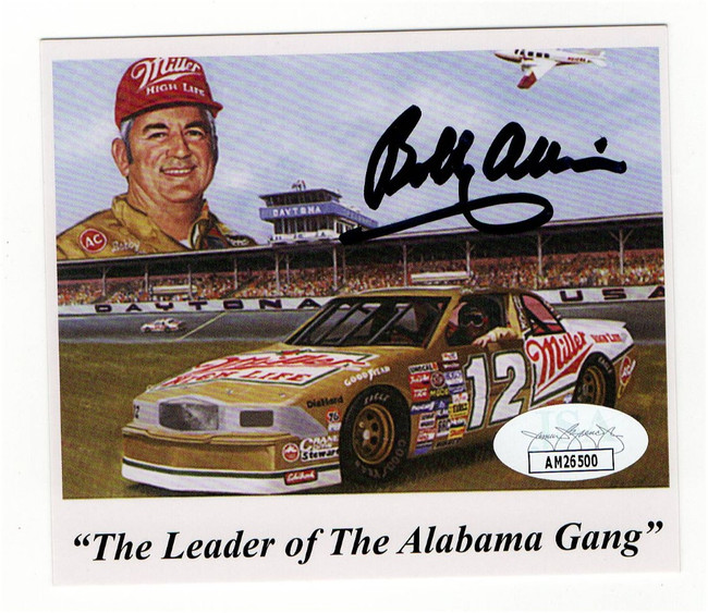 Bobby Allison Signed Autographed Small Photo NASCAR Legend JSA AM26500