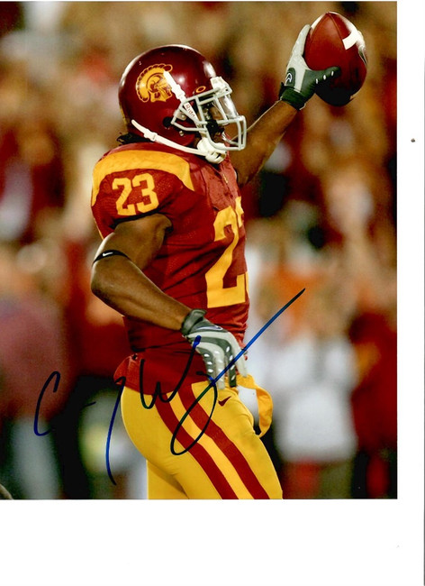 Chauncy Washington Signed Autographed 8x10 Photo USC Running Back W/ COA A