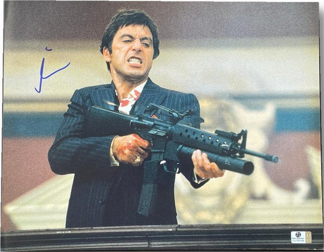 Al Pacino Signed Autographed 11x14 Photo Tony Motana Scarface Movie GV706786