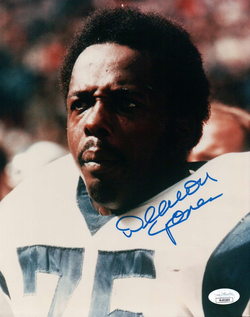 Deacon Jones Signed Autographed 8X10 Photo Rams Vintage Close-Up JSA AL41165