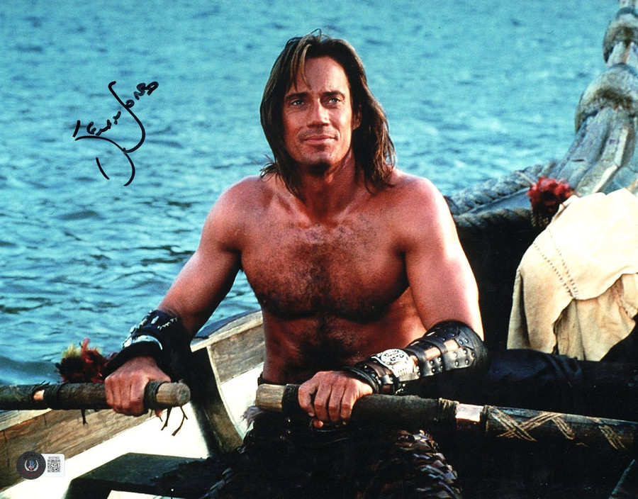 Kevin Sorbo Signed Autographed 11X14 Photo Hercules Rowing BAS BH27902