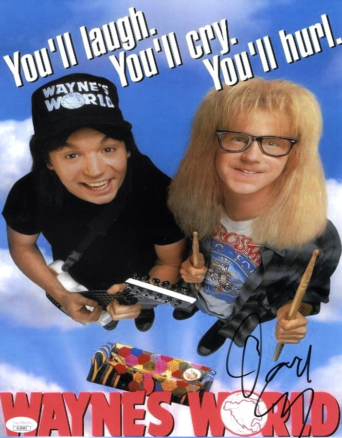 Dana Carvey Signed Autographed 11X14 Photo Wayne's World Garth JSA AL29491