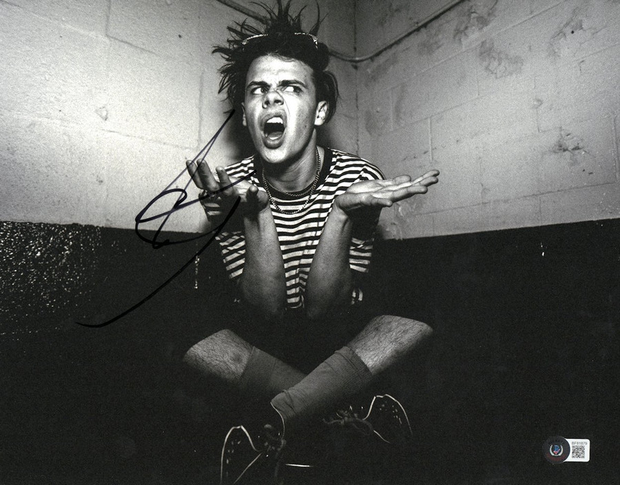 Yungblud Signed Autographed 11X14 Photo B/W Sitting in Cell BAS BF81879