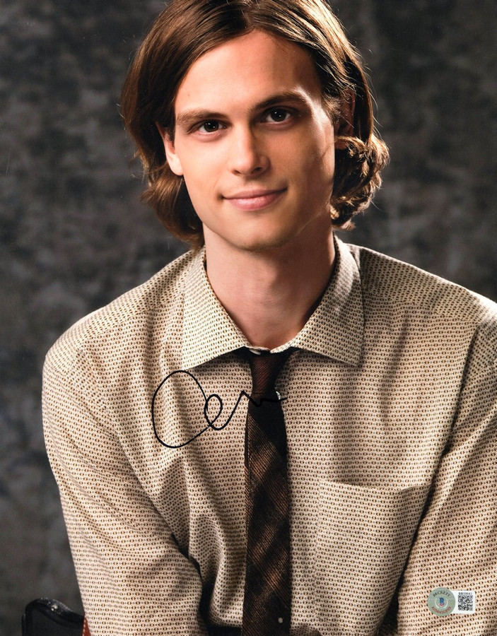 Matthew Gray Gubler Signed Autographed 11X14 Photo Criminal Minds BAS BB59643