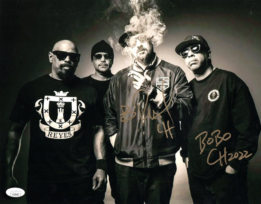 B-Real Eric Bobo Signed Autographed 11X14 Photo Cypress Hill JSA AL29439