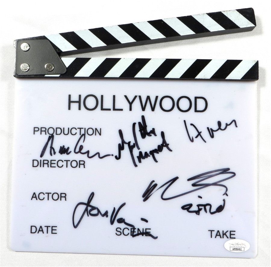 Holes! Cast Signed Autographed Movie Clapper Jon Voight Andrew Davis JSA AM56462