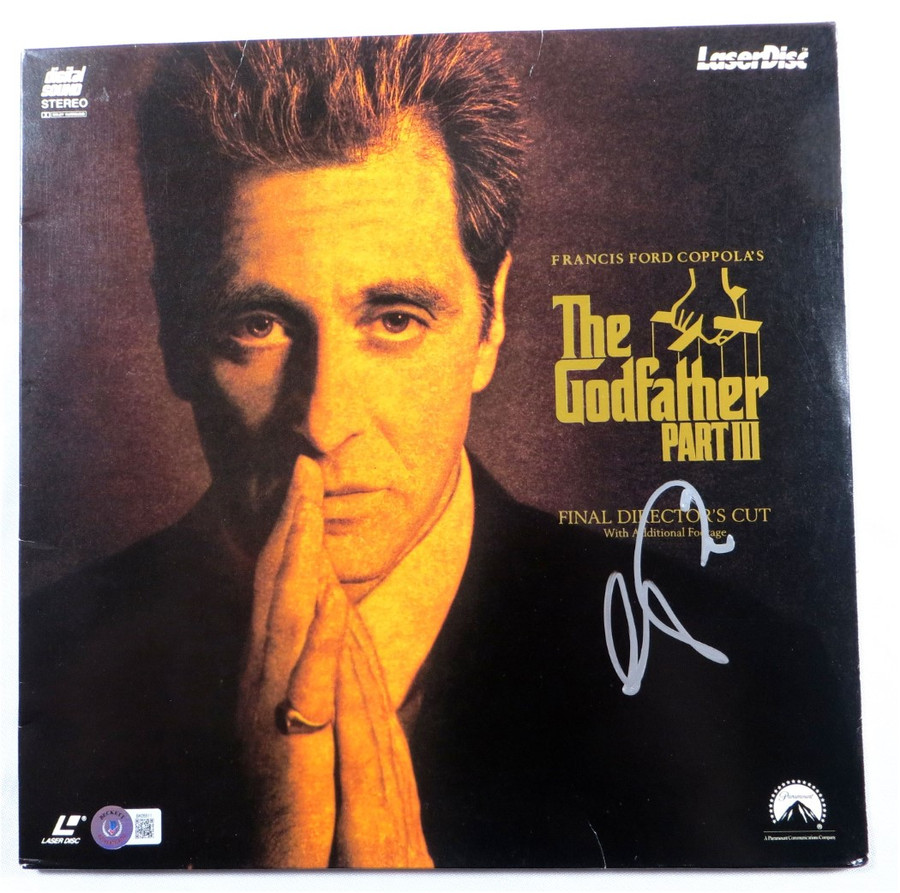 Al Pacino Signed Autographed Laserdisc Cover The Godfather Part III BAS BK05511
