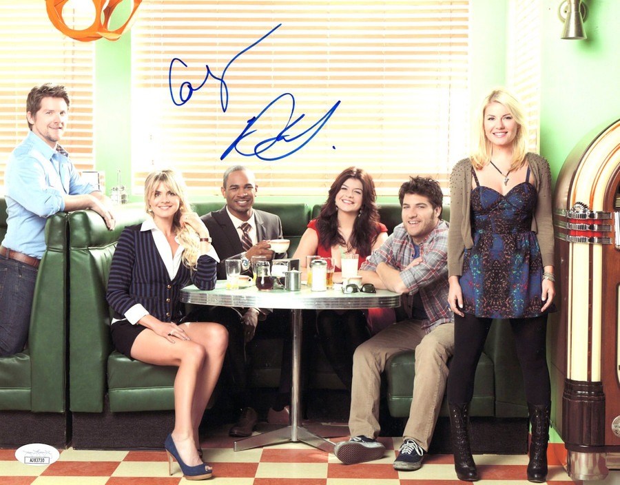 Damon Wayans Jr. Casey Wilson Autographed 11X14 Photo Happy Endings JSA AJ83730