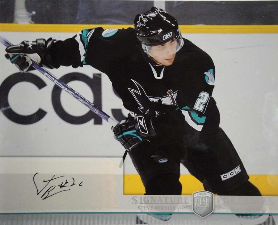 Steve Bernier Hand Signed Autographed 8x10 Photo Upper Deck Authenticated