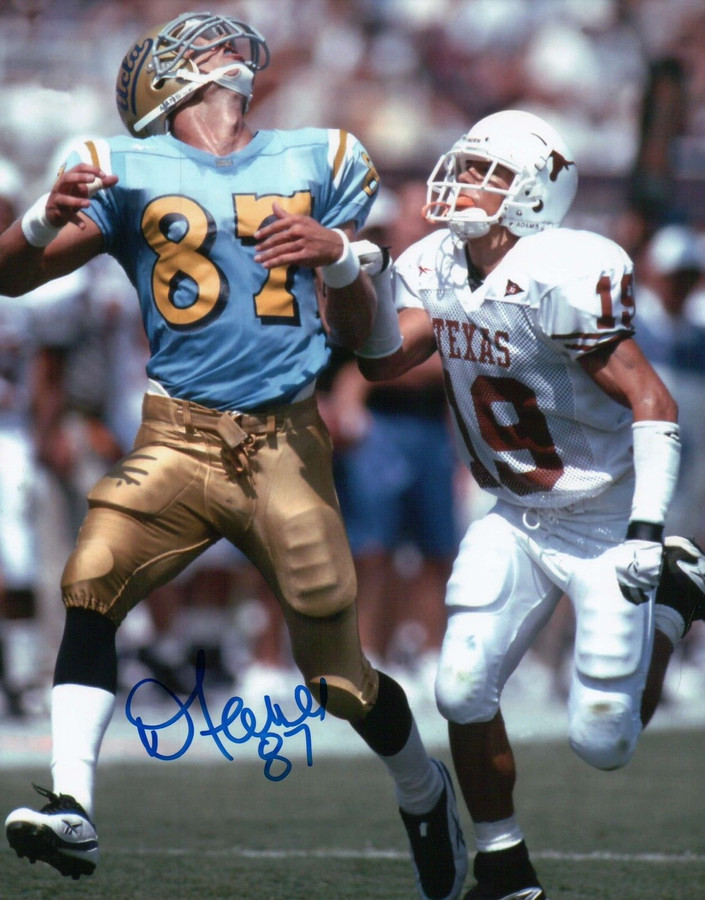 Danny Farmer Signed 8X10 Photo Autograph "87" UCLA Bruins Catching Auto w/COA