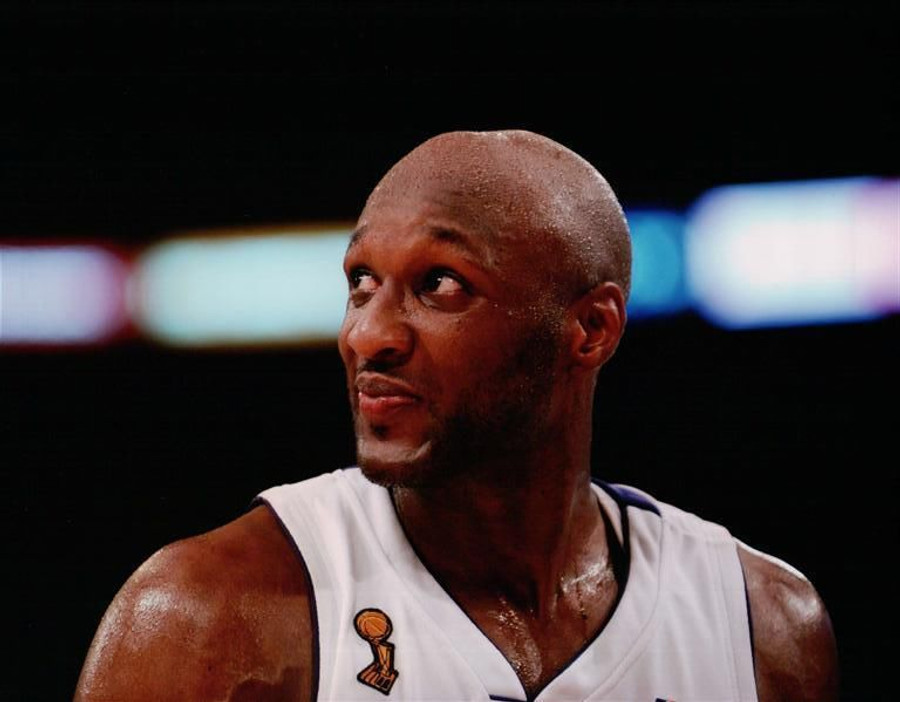 Lamar Odom Unsigned 8X10 High Quality Lakers Photo Photograph NBA Finals Closeup