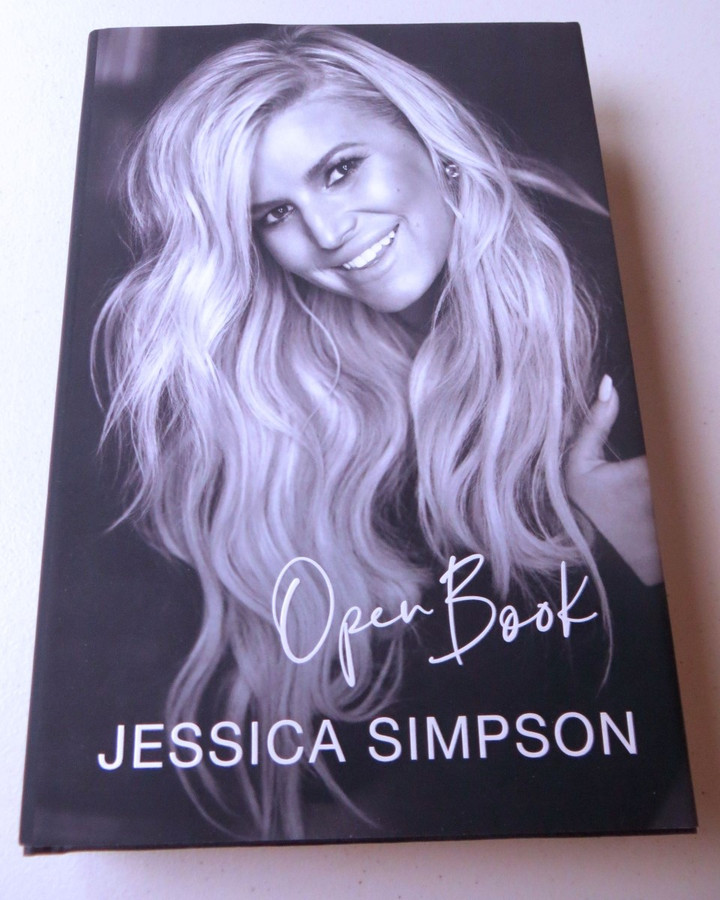 Jessica Simpson Signed Autographed Hardcover Book Open Book JSA COA