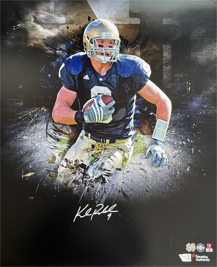 Kyle Rudolph Signed Autographed 20x24 Photo Notre Dame In Focus Fanatics