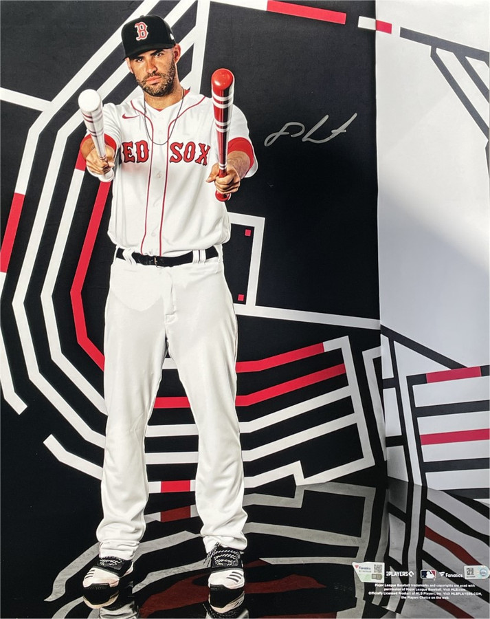 JD Martinez Signed Autographed 16x20 Photo Red Sox Players Weekend Fanatics