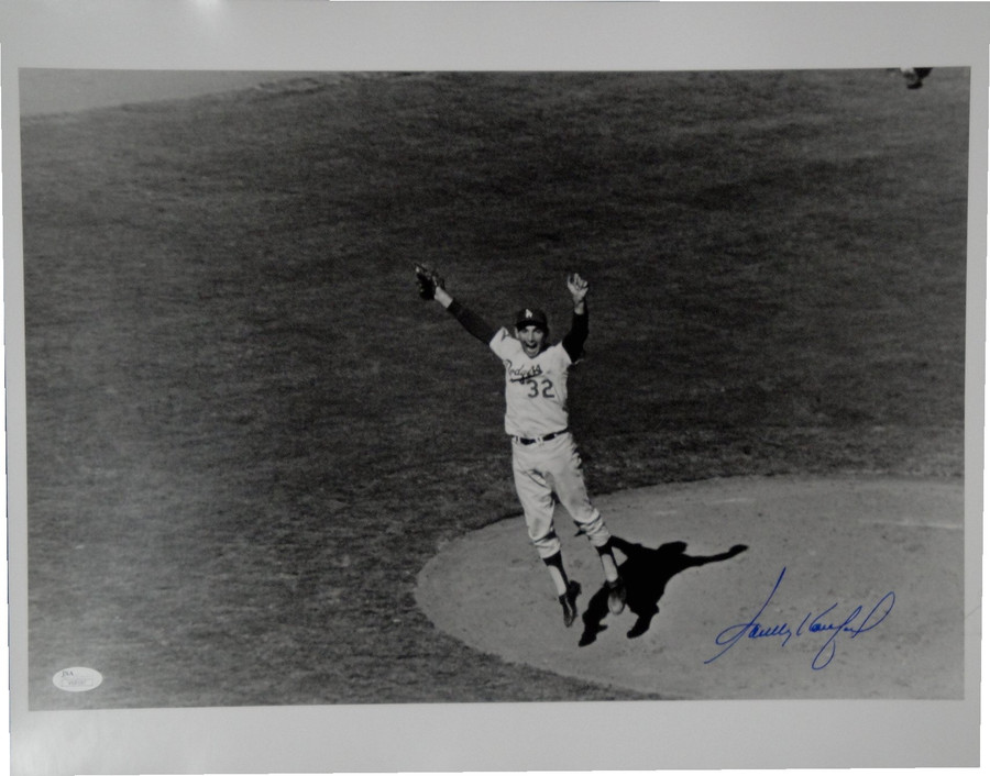 Sandy Koufax Hand Signed Autographed 16X20 Photo Dodgers Game Winner 1963 JSA