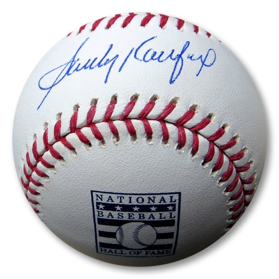 Sandy Koufax Signed Autographed Hall of Fame MLB Baseball Dodgers JSA XX29101