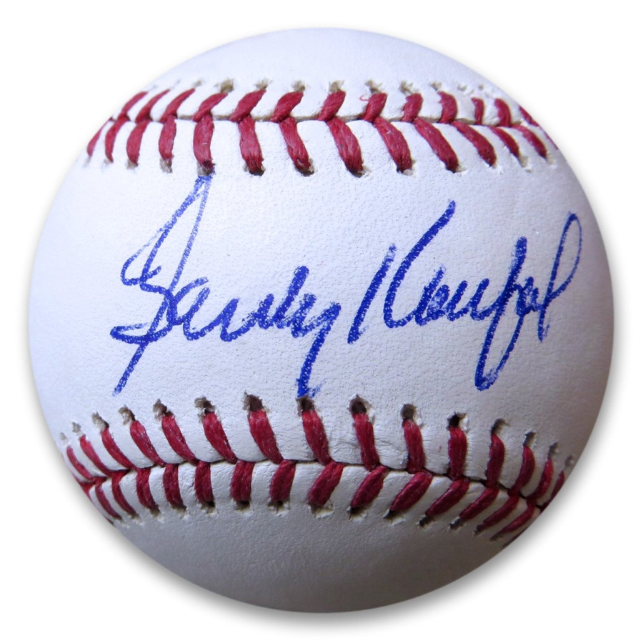 Sandy Koufax Signed Autographed Baseball 60th Anniversary Dodgers JSA BB59745